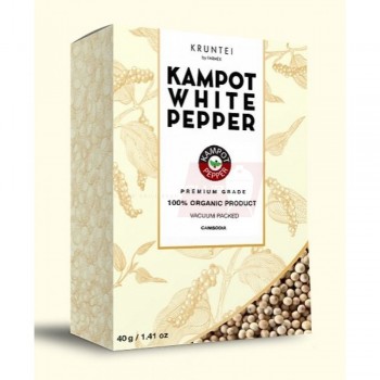 Baltieji Kampoto pipirai, vakuuminė pakuotė, 40 g